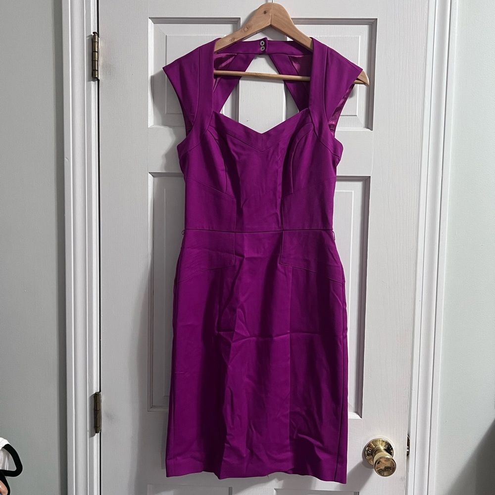 White House Black Market Purple Dress